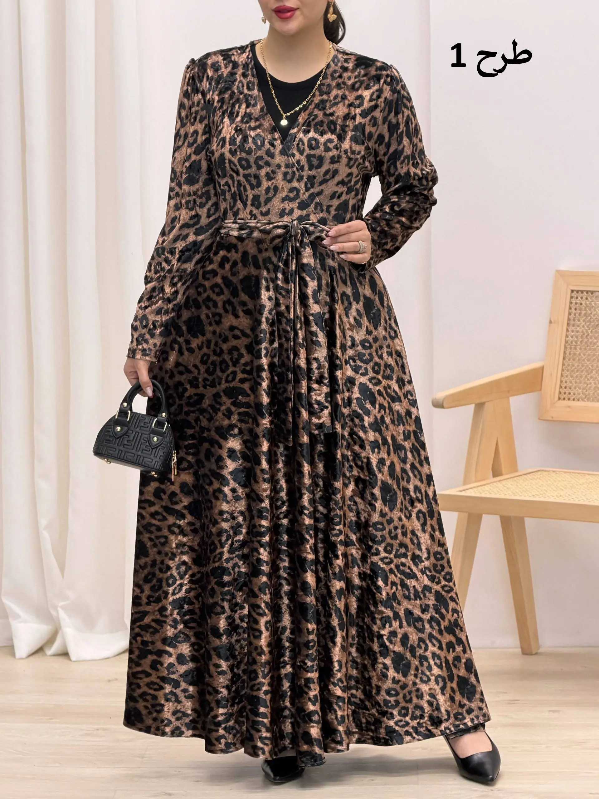 3917-پیراهن مخمل لمیس